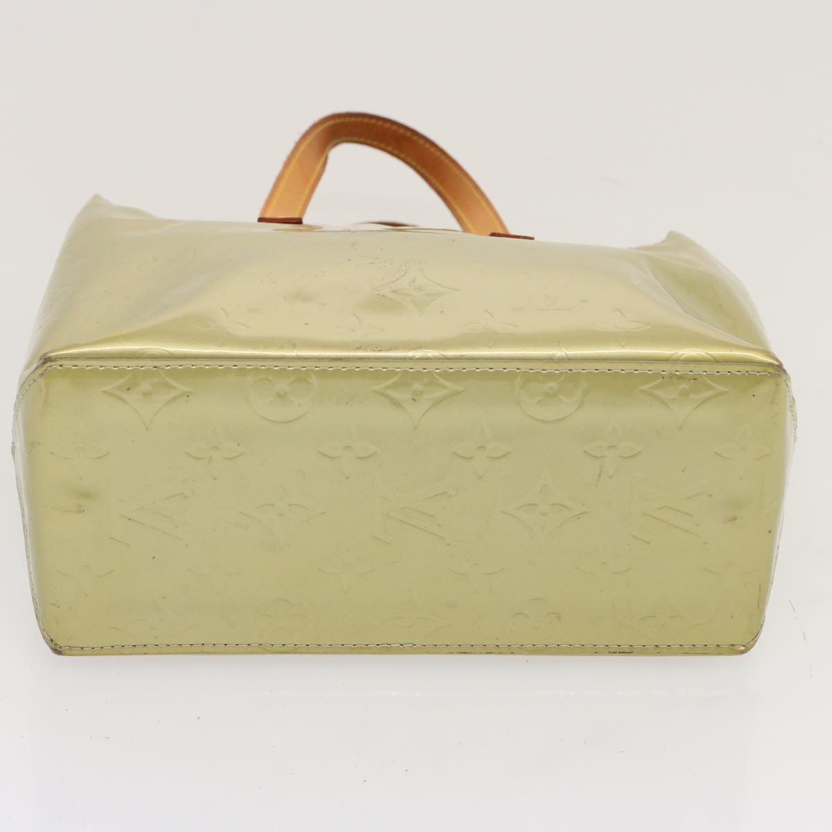 LOUIS VUITTON Monogram Vernis Reade PM Hand Bag Gris M91145 LV 71223