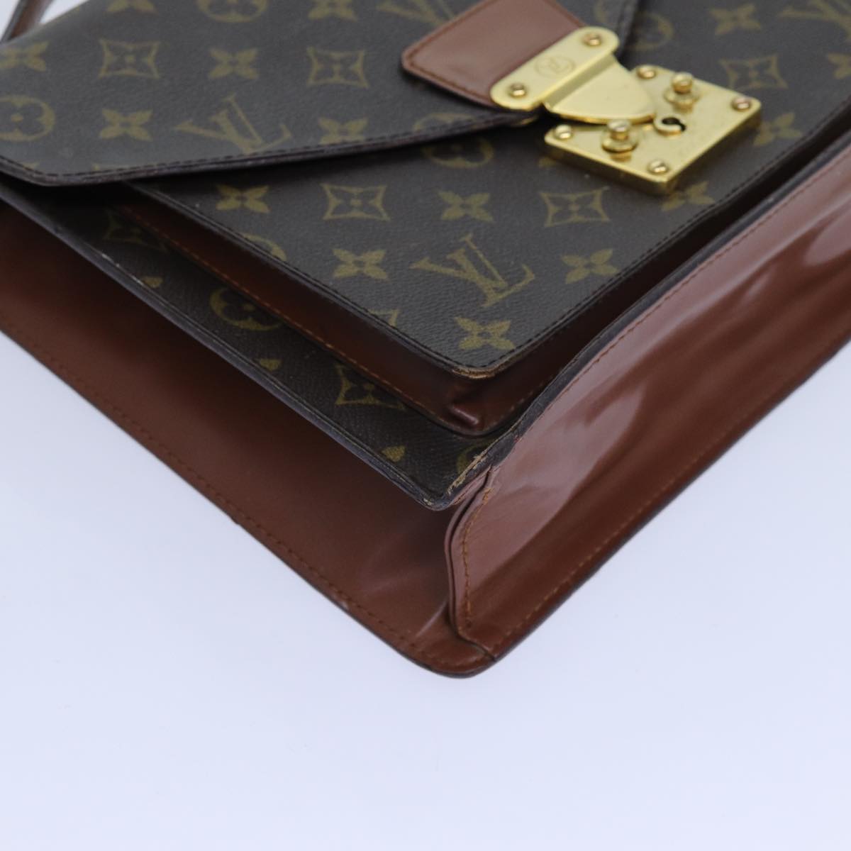 LOUIS VUITTON Monogram Monceau 28 Hand Bag 2way M51185 LV 71226
