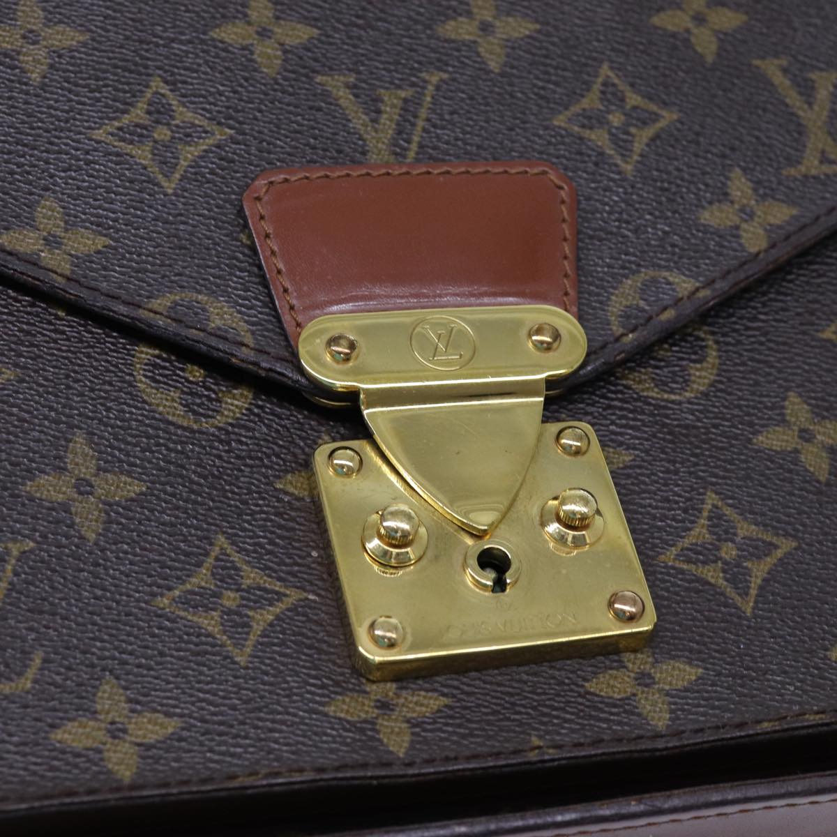 LOUIS VUITTON Monogram Monceau 28 Hand Bag 2way M51185 LV 71226