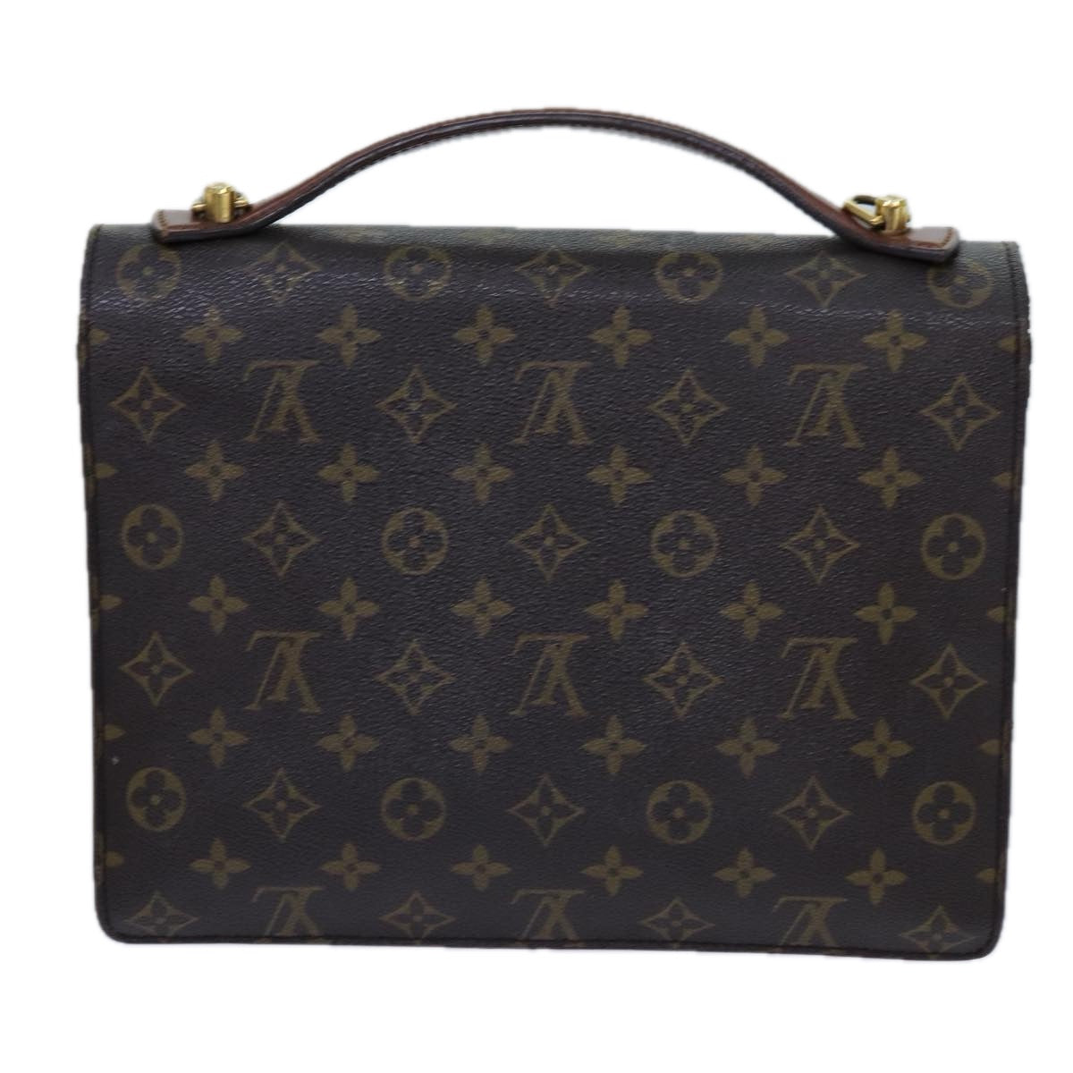 LOUIS VUITTON Monogram Monceau 28 Hand Bag 2way M51185 LV 71226