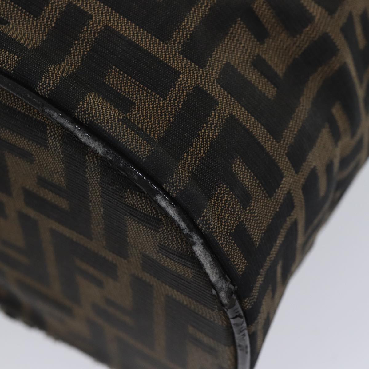 FENDI Zucca Canvas Vanity Cosmetic Pouch Brown 71232