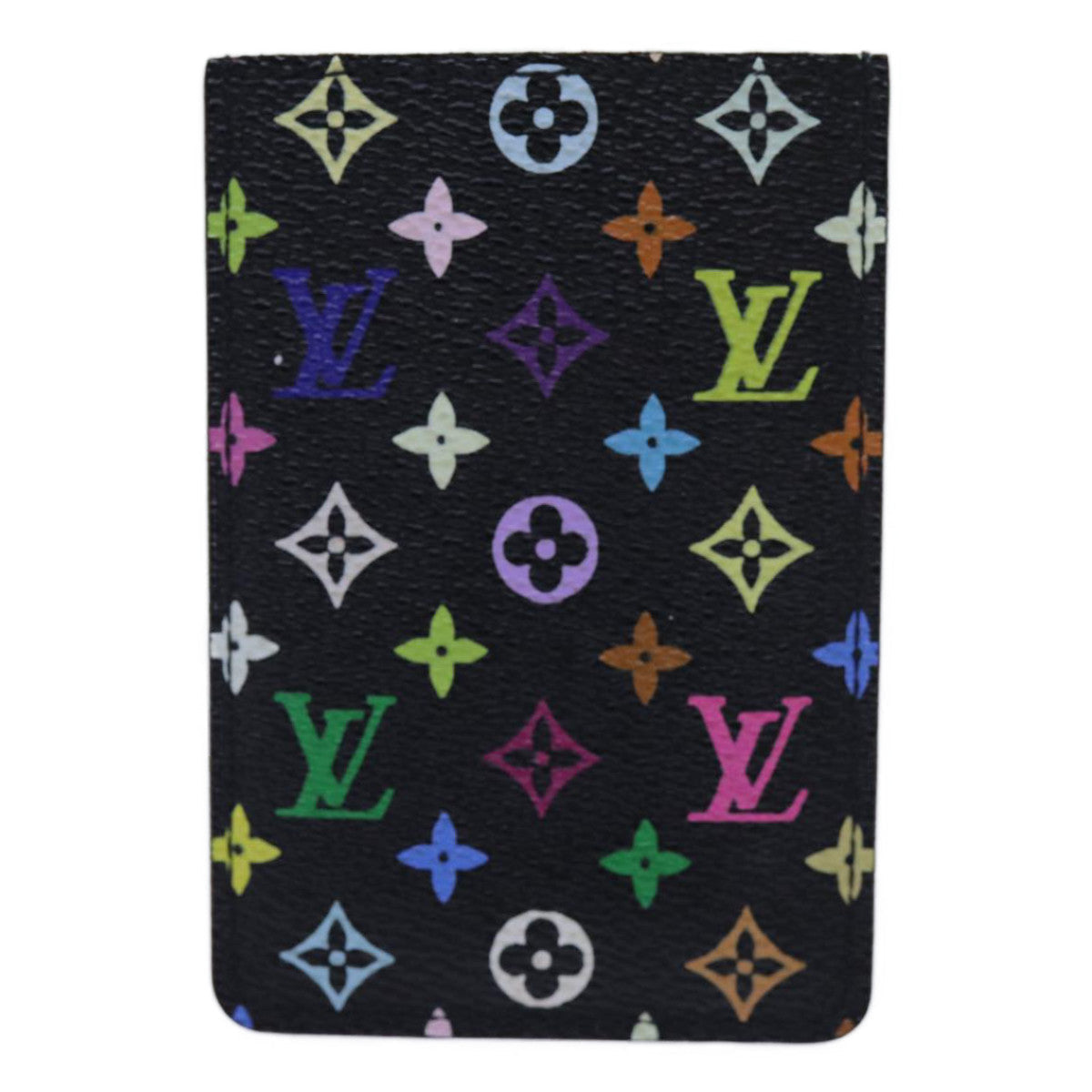 LOUIS VUITTON Monogram Multicolor Etui Mirror Black M92650 LV 71234