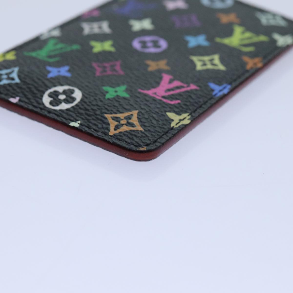 LOUIS VUITTON Monogram Multicolor Etui Mirror Black M92650 LV 71234