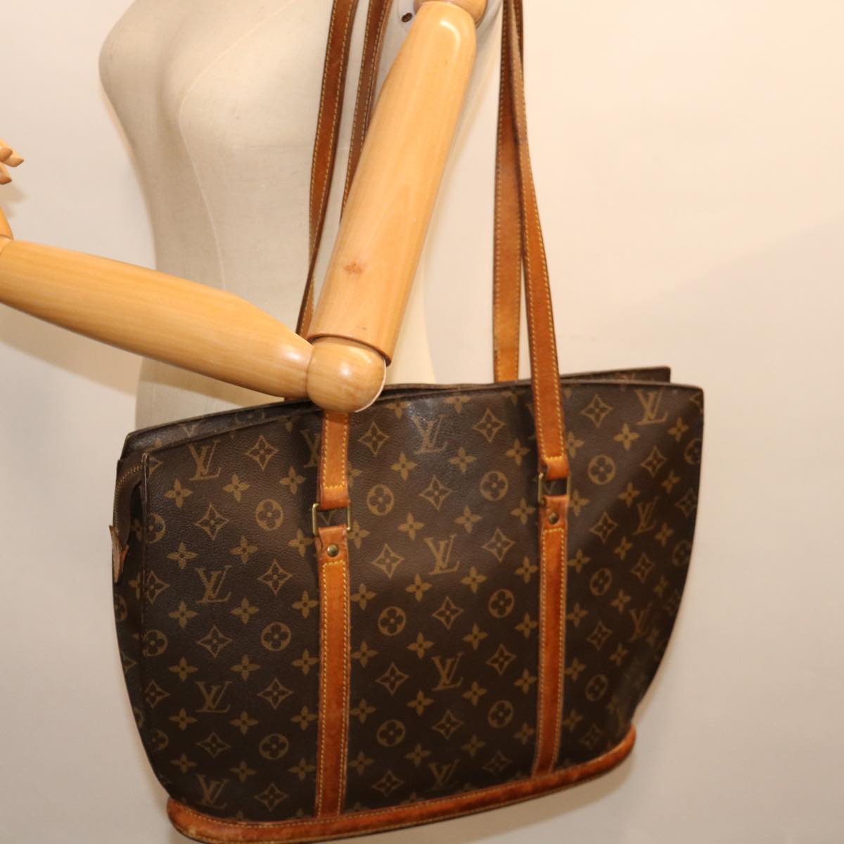 LOUIS VUITTON Monogram Babylone Tote Bag M51102 LV 71240