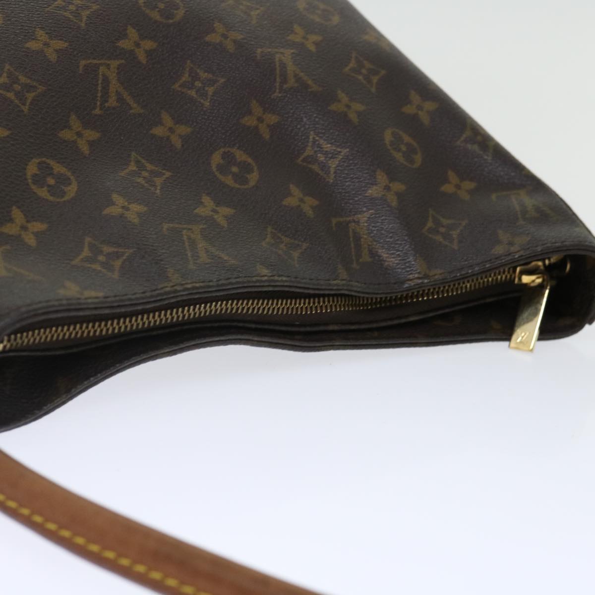 LOUIS VUITTON Monogram Looping GM Shoulder Bag M51145 LV 71242