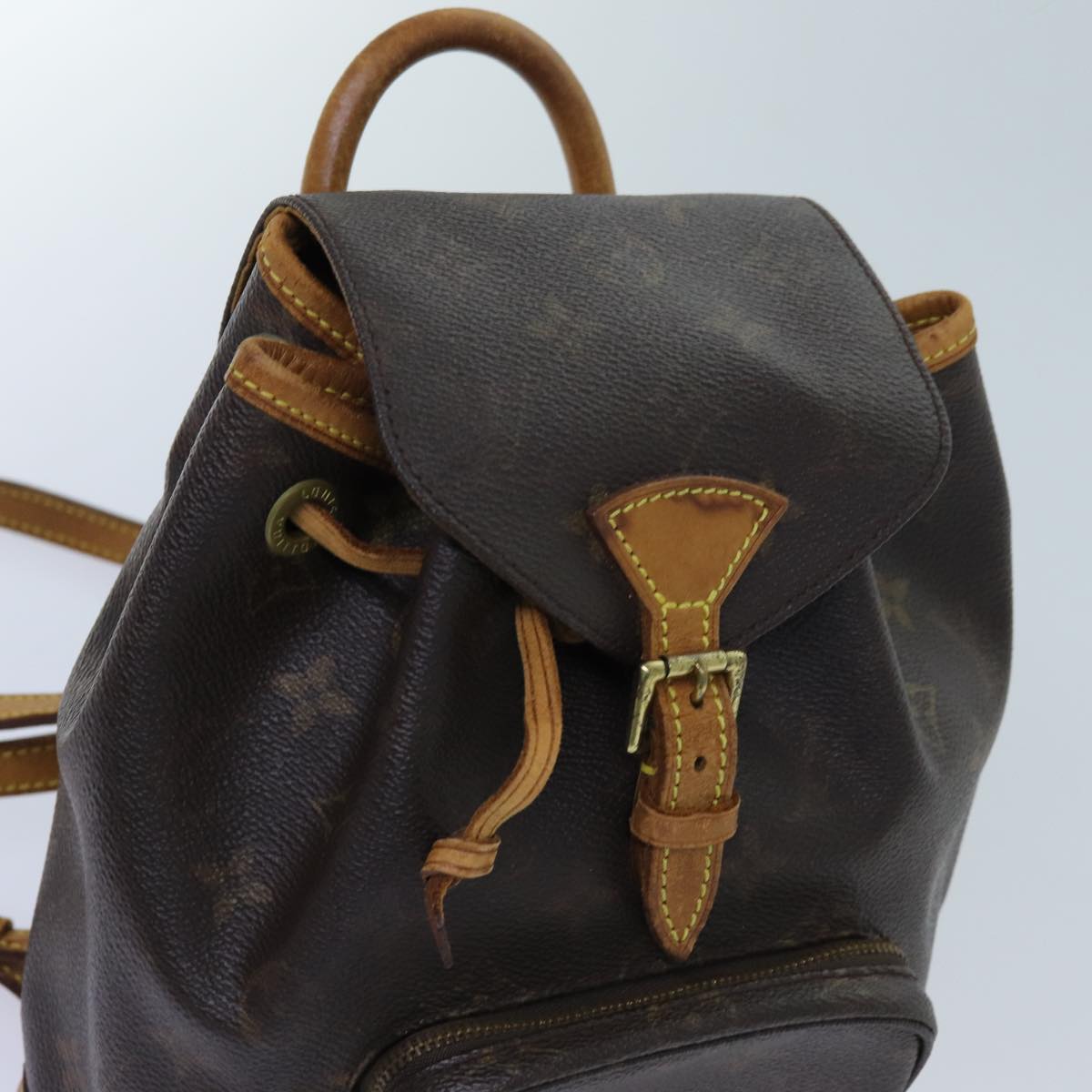 LOUIS VUITTON Monogram Montsouris PM Backpack M51137 LV 71245