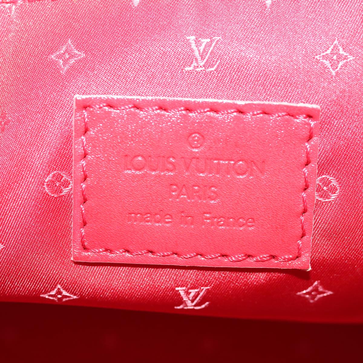 LOUIS VUITTON Suhari Angenu PM Hand Bag Leather Geranium M91843 LV 71249