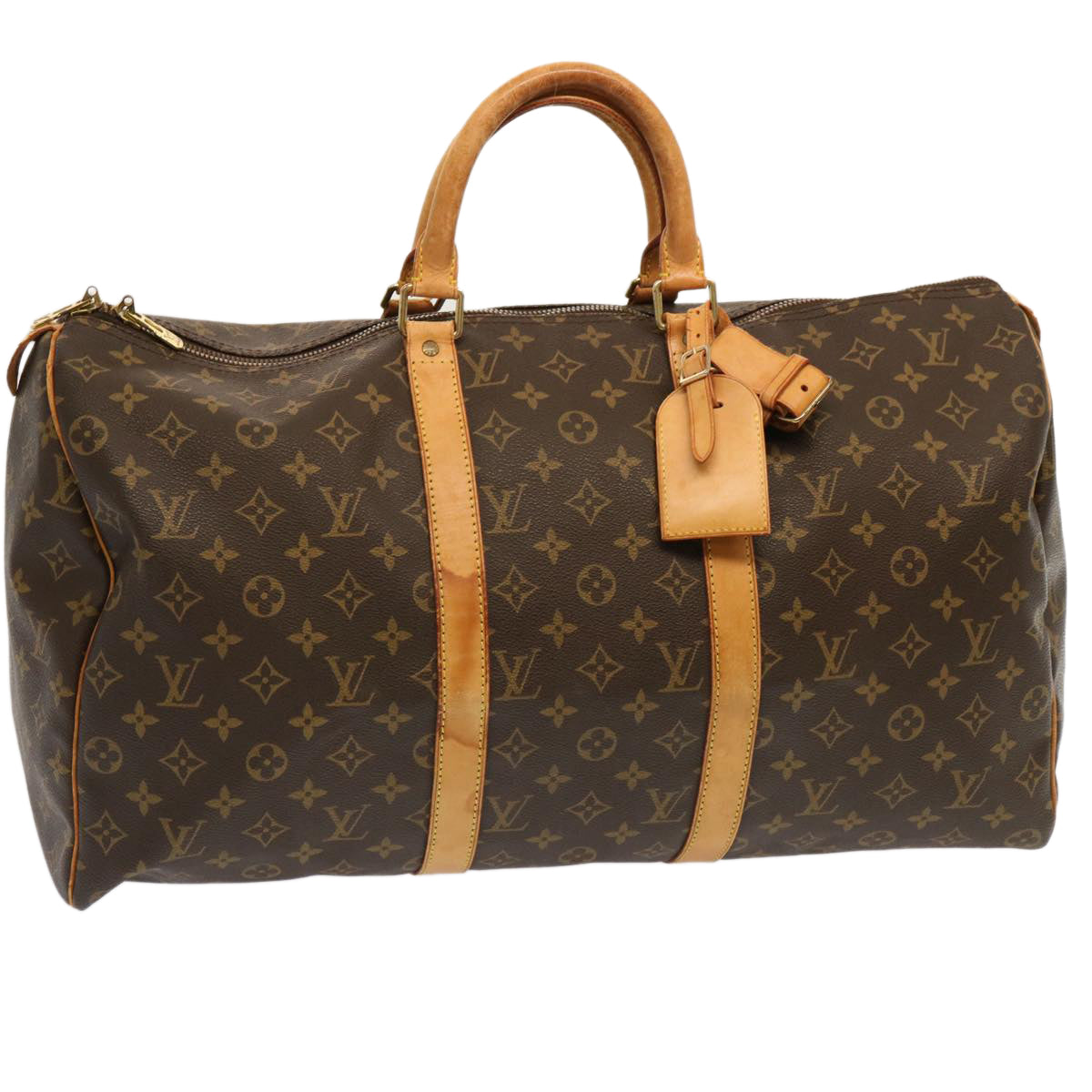 LOUIS VUITTON Monogram Keepall 50 Boston Bag M41426 LV 71266