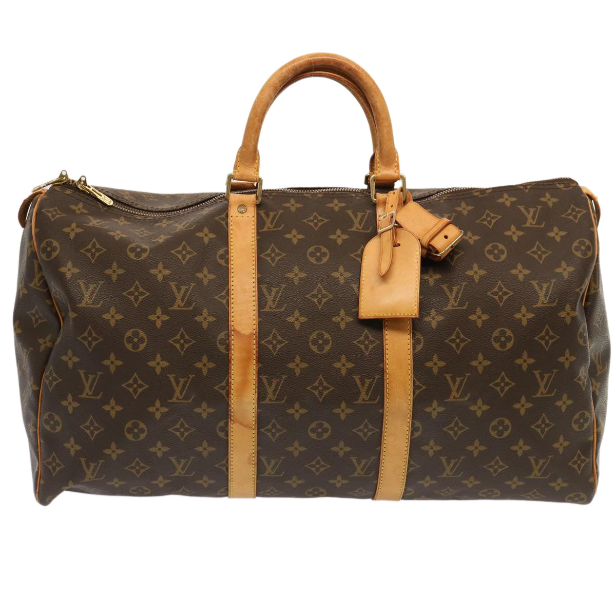 LOUIS VUITTON Monogram Keepall 50 Boston Bag M41426 LV 71266