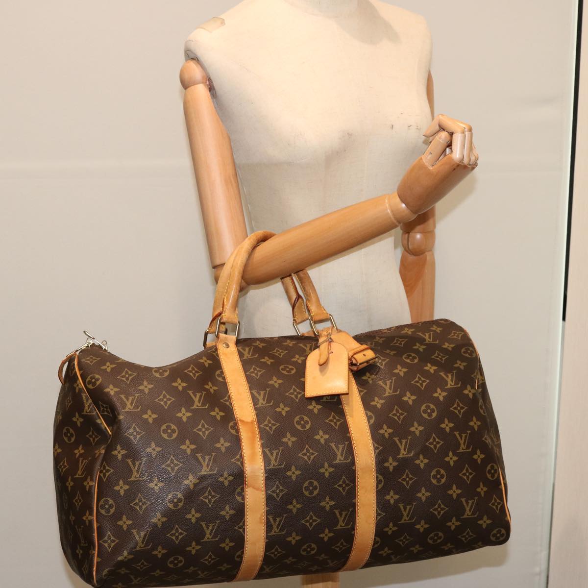 LOUIS VUITTON Monogram Keepall 50 Boston Bag M41426 LV 71266