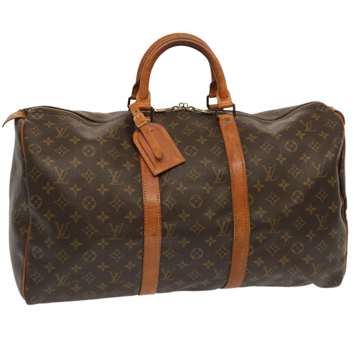 LOUIS VUITTON Monogram Keepall 50 Boston Bag M41426 LV 71267