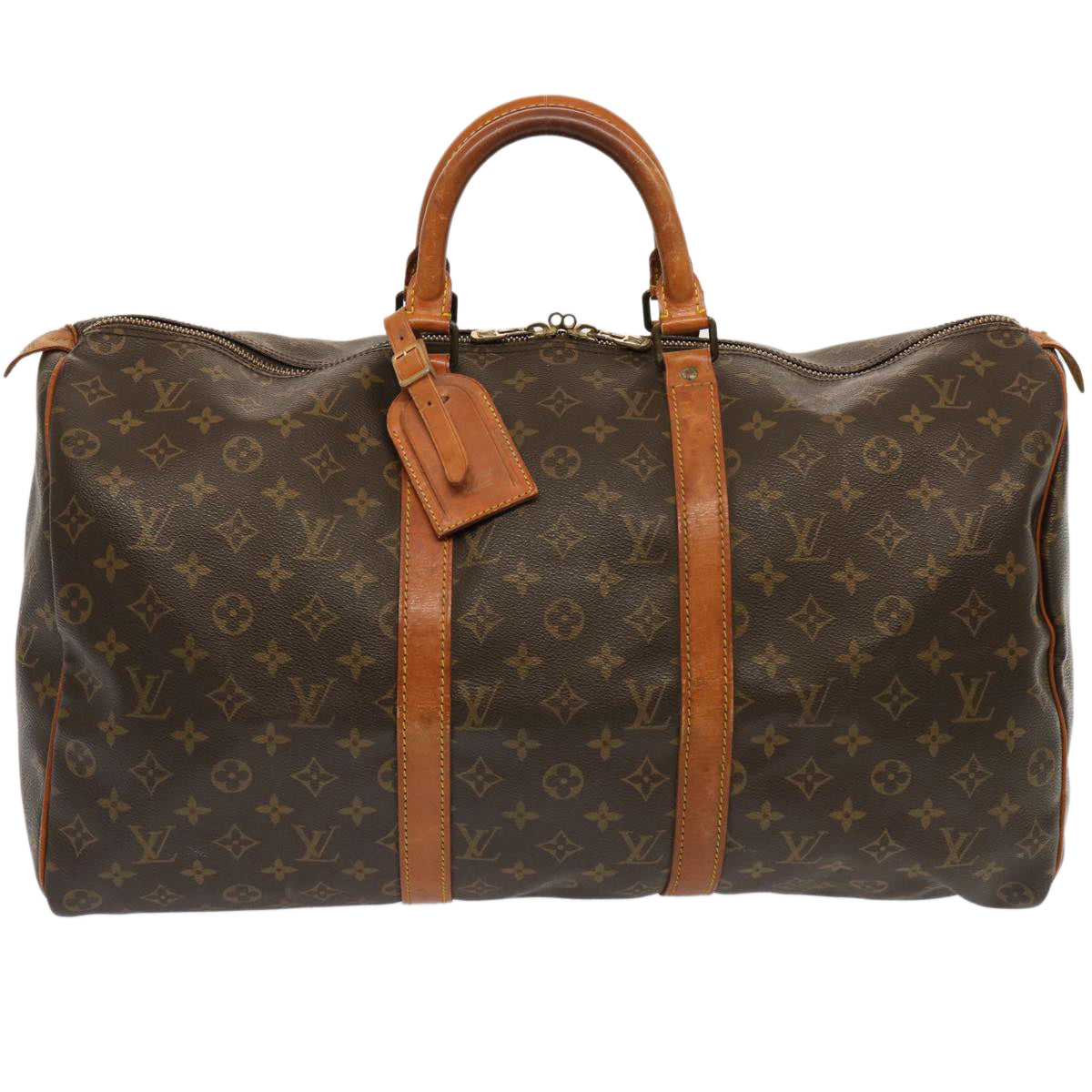 LOUIS VUITTON Monogram Keepall 50 Boston Bag M41426 LV 71267