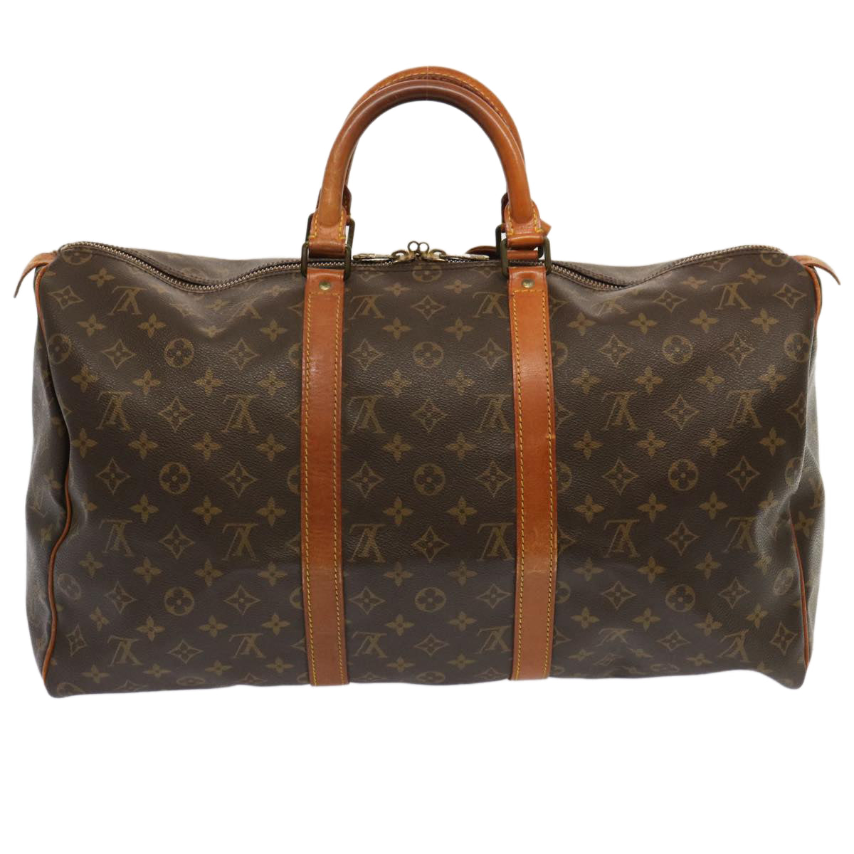 LOUIS VUITTON Monogram Keepall 50 Boston Bag M41426 LV 71267