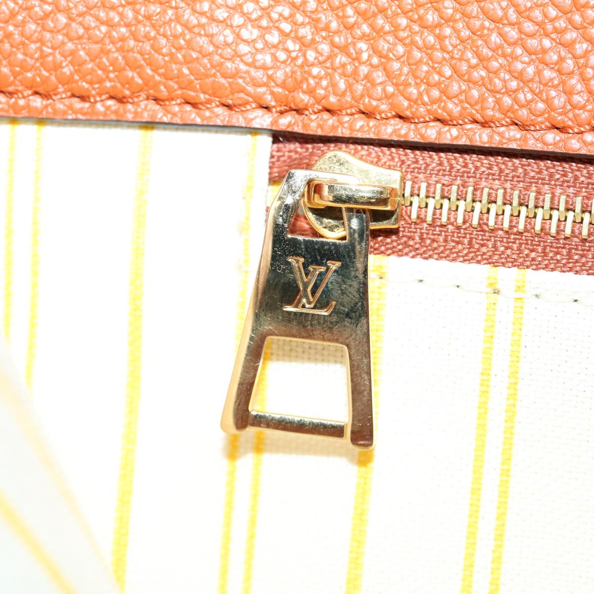 LOUIS VUITTON Monogram Raffia On The Go GM Tote Bag Beige M57644 LV 71272SA