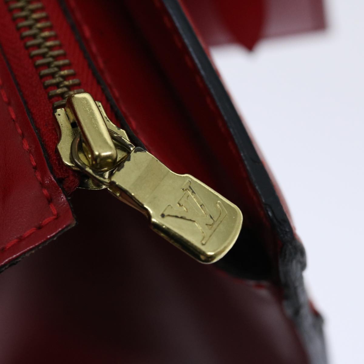 LOUIS VUITTON Epi Riviera Hand Bag Red M48187 LV 71274