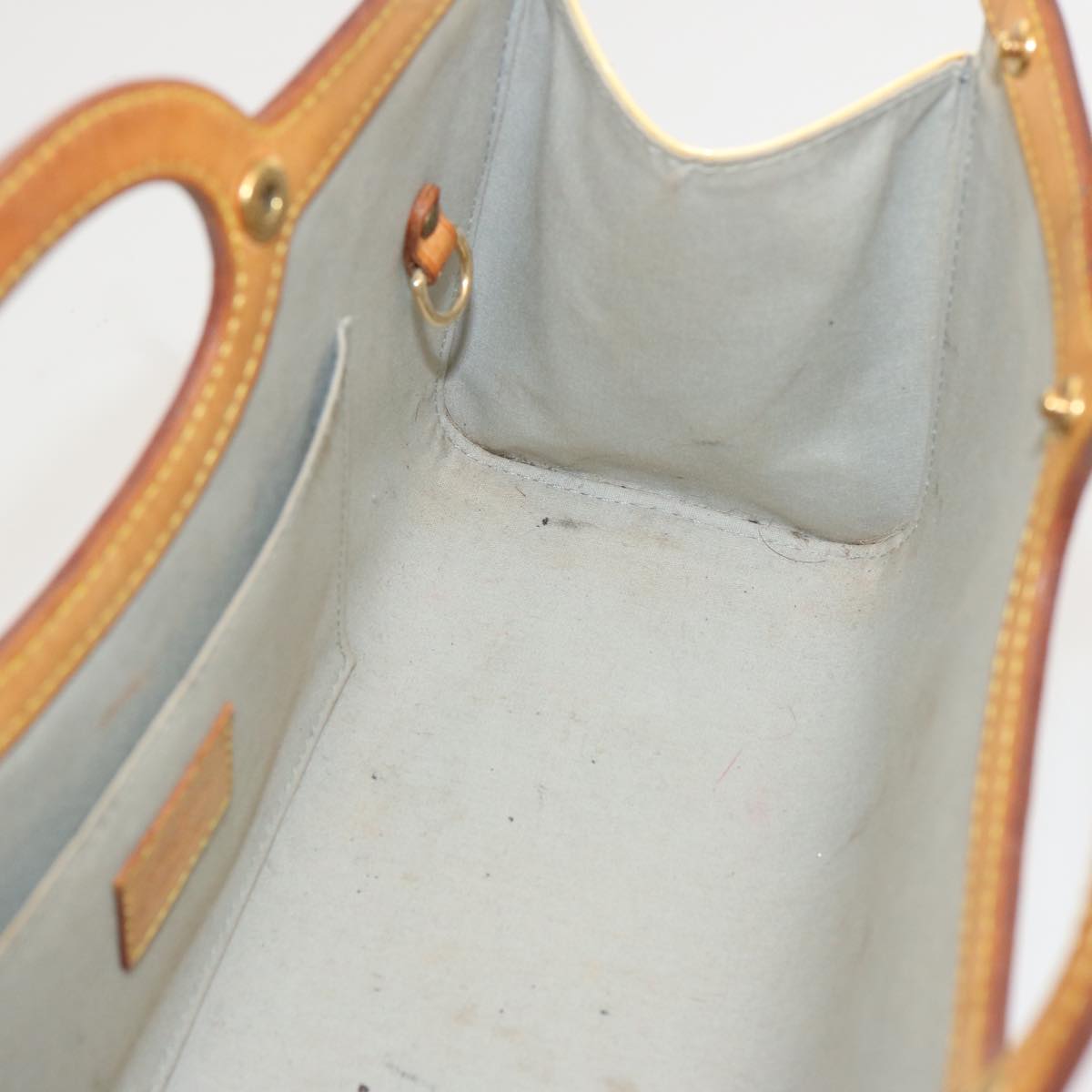 LOUIS VUITTON Monogram Vernis Roxbury Drive Hand Bag Perle M91374 LV 71280