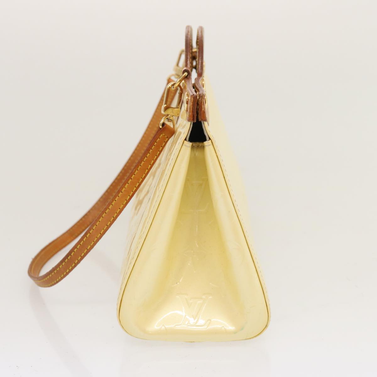 LOUIS VUITTON Monogram Vernis Roxbury Drive Hand Bag Perle M91374 LV 71280