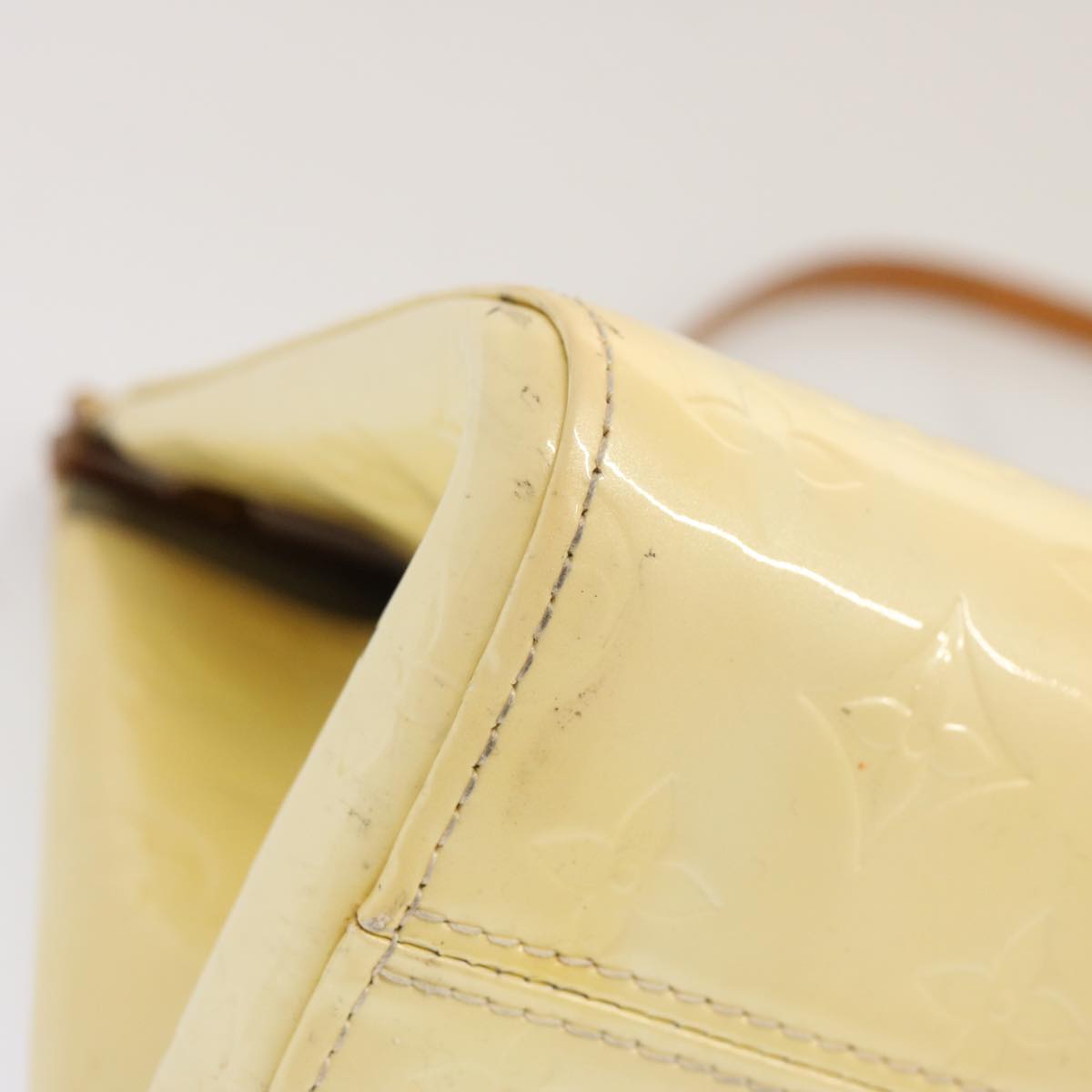 LOUIS VUITTON Monogram Vernis Roxbury Drive Hand Bag Perle M91374 LV 71280