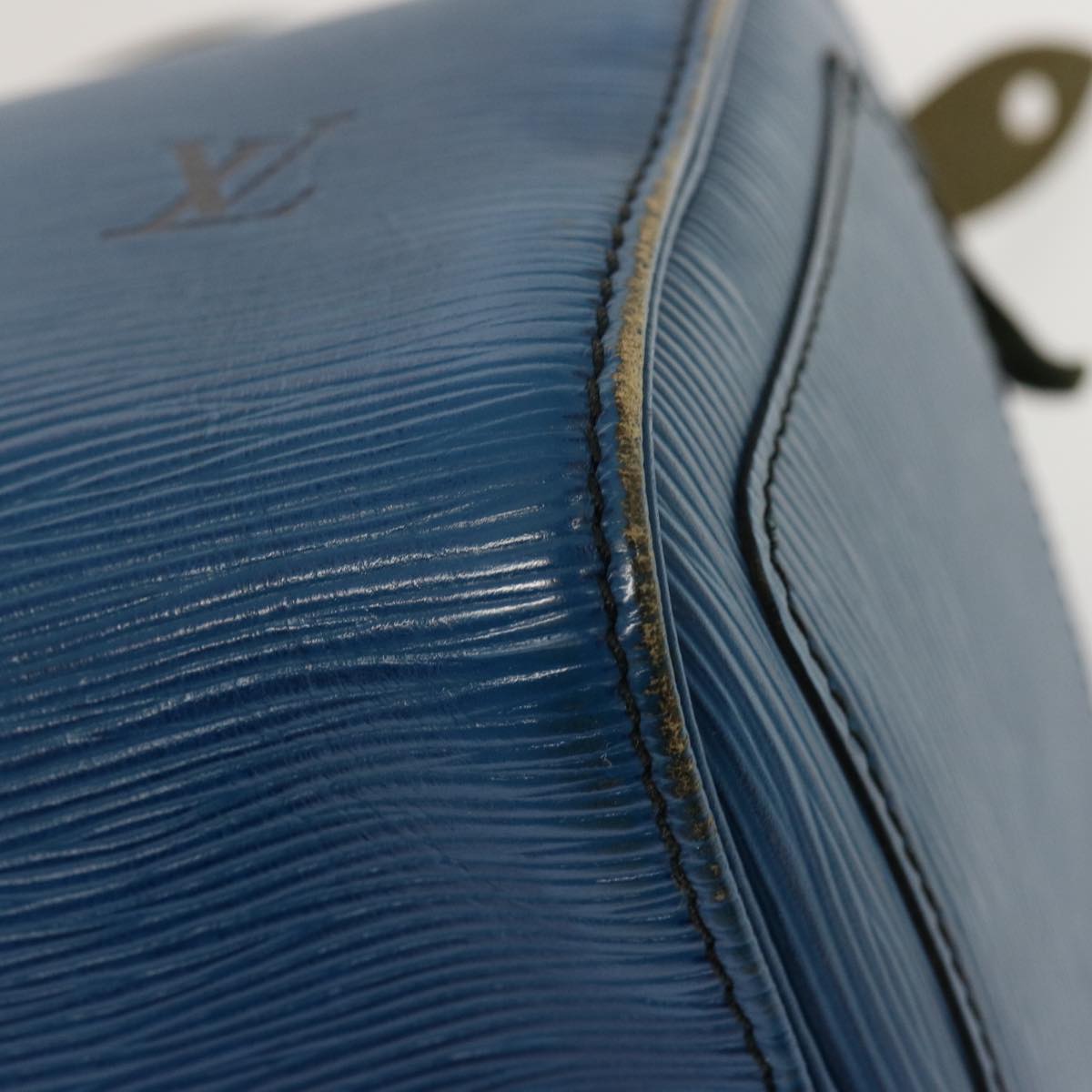 LOUIS VUITTON Epi Speedy 25 Hand Bag Toledo Blue M43015 LV 71281