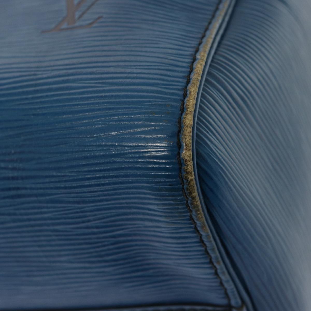 LOUIS VUITTON Epi Speedy 25 Hand Bag Toledo Blue M43015 LV 71281