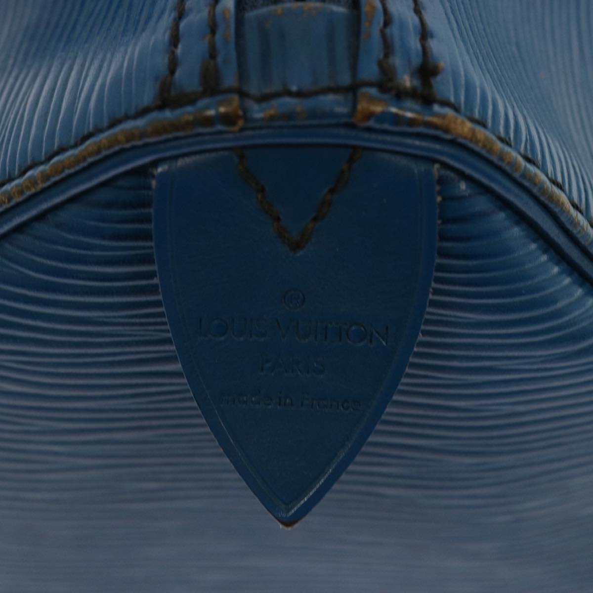 LOUIS VUITTON Epi Speedy 25 Hand Bag Toledo Blue M43015 LV 71281