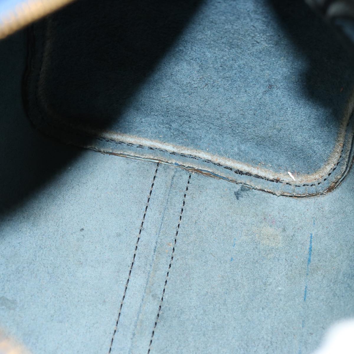 LOUIS VUITTON Epi Speedy 25 Hand Bag Toledo Blue M43015 LV 71281