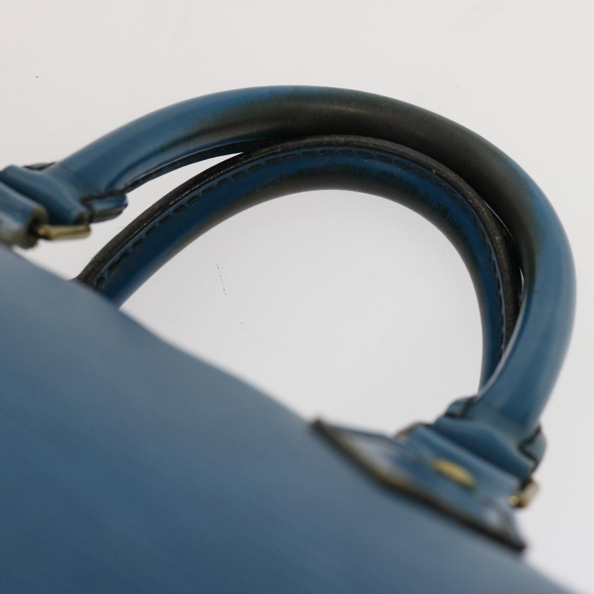 LOUIS VUITTON Epi Speedy 25 Hand Bag Toledo Blue M43015 LV 71281