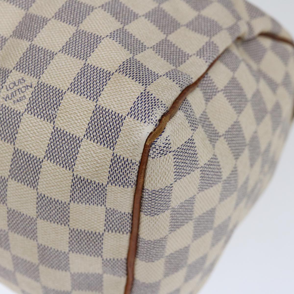 LOUIS VUITTON Damier Azur Speedy 30 Hand Bag N41533 LV 71286