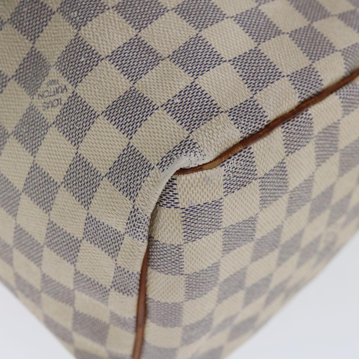 LOUIS VUITTON Damier Azur Speedy 30 Hand Bag N41533 LV 71286