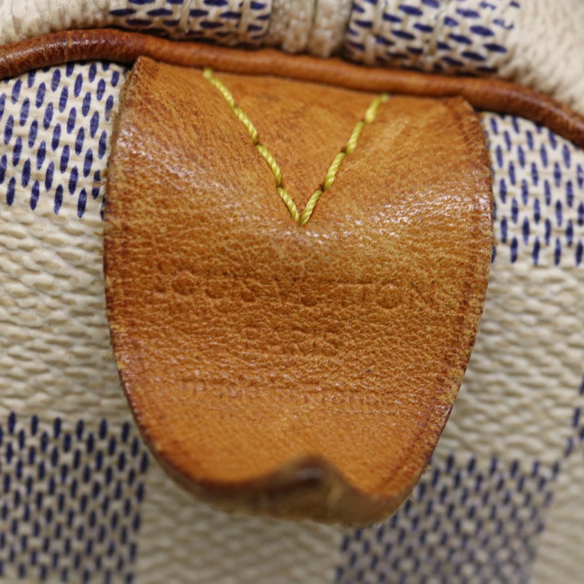 LOUIS VUITTON Damier Azur Speedy 30 Hand Bag N41533 LV 71286