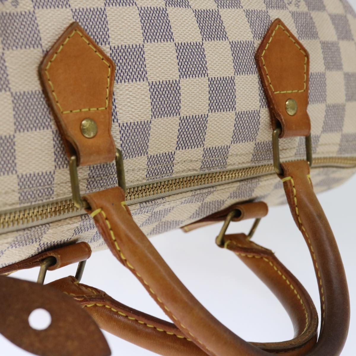 LOUIS VUITTON Damier Azur Speedy 30 Hand Bag N41533 LV 71286