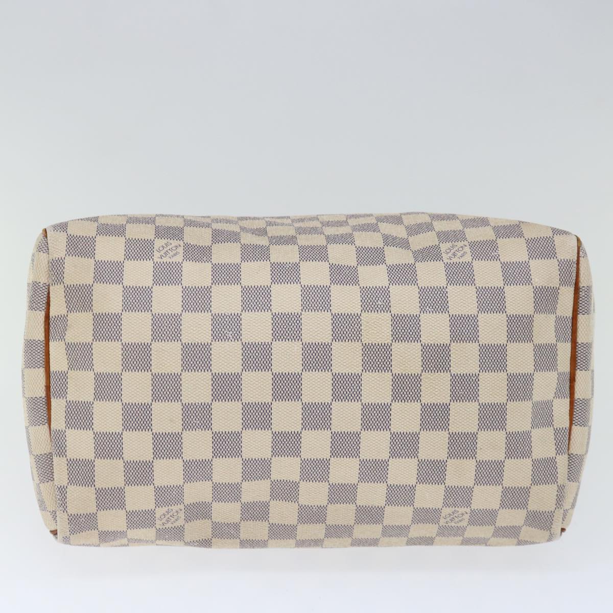 LOUIS VUITTON Damier Azur Speedy 30 Hand Bag N41533 LV 71286