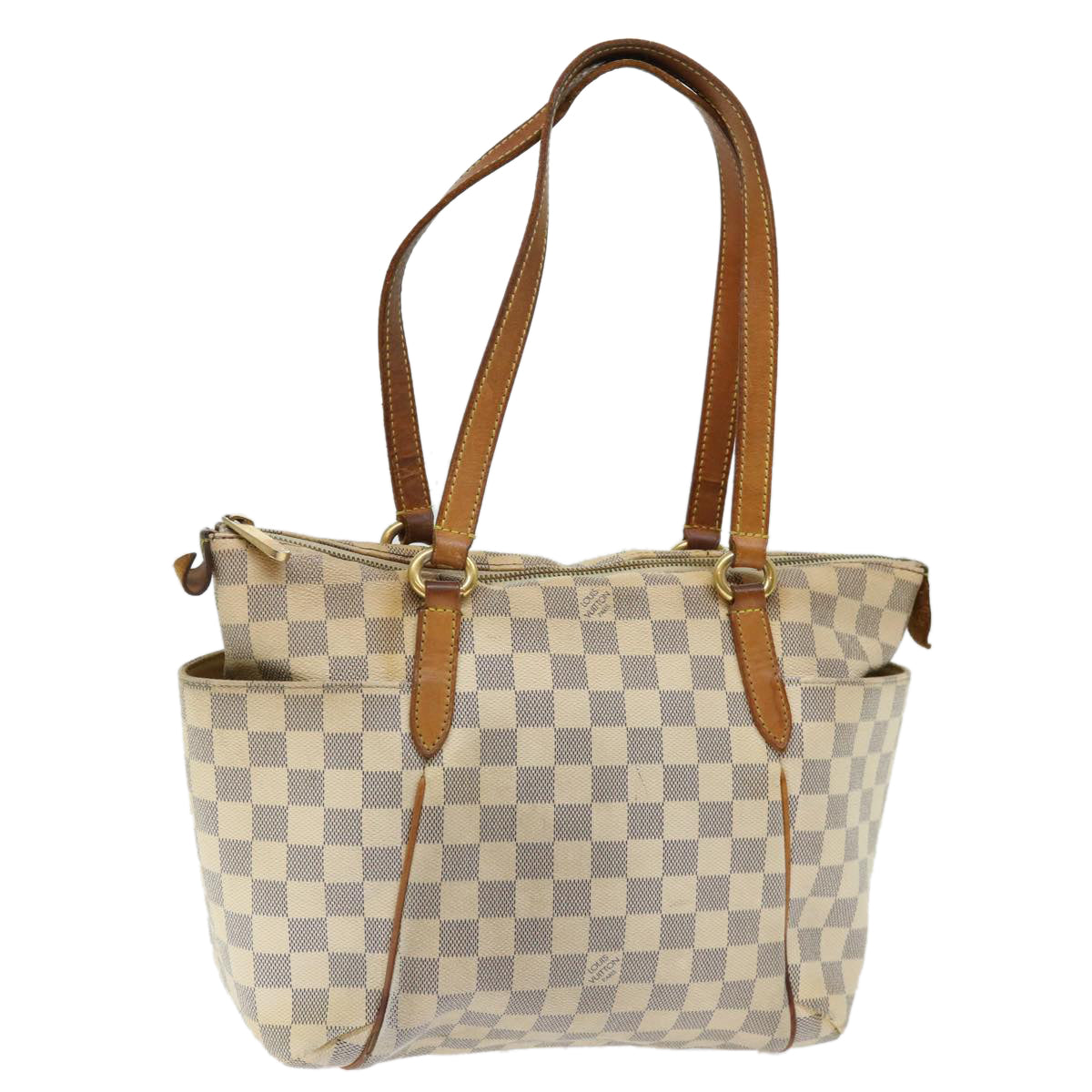 LOUIS VUITTON Damier Azur Totally PM Tote Bag N41280 LV 71287