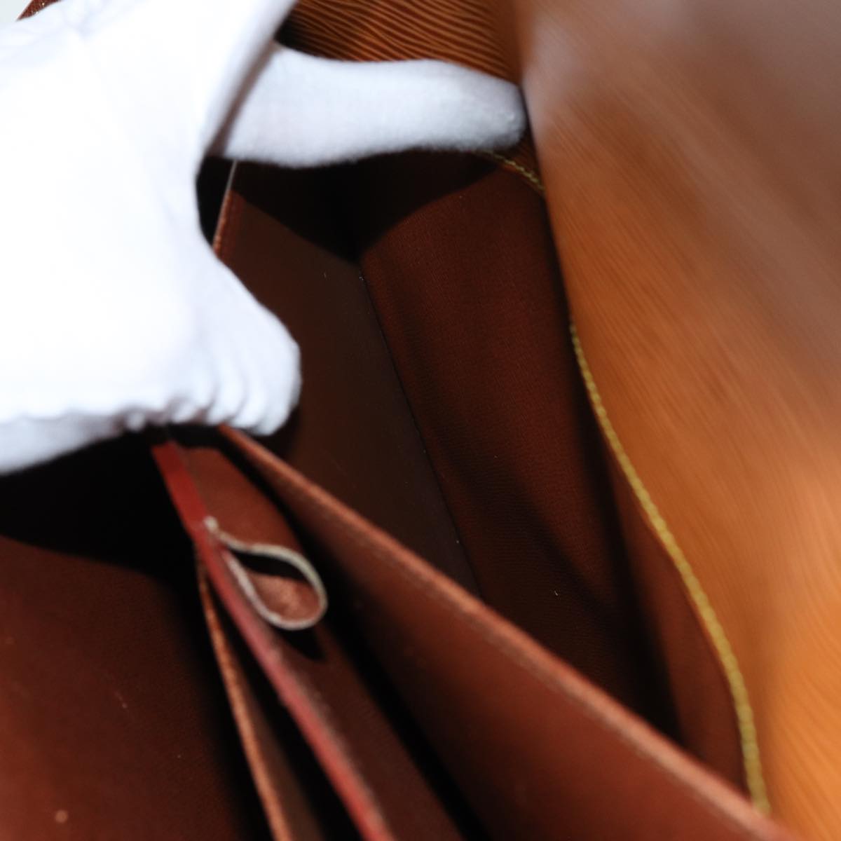 LOUIS VUITTON Epi Serviette Conseiller Briefcase Brown M54423 LV 71291