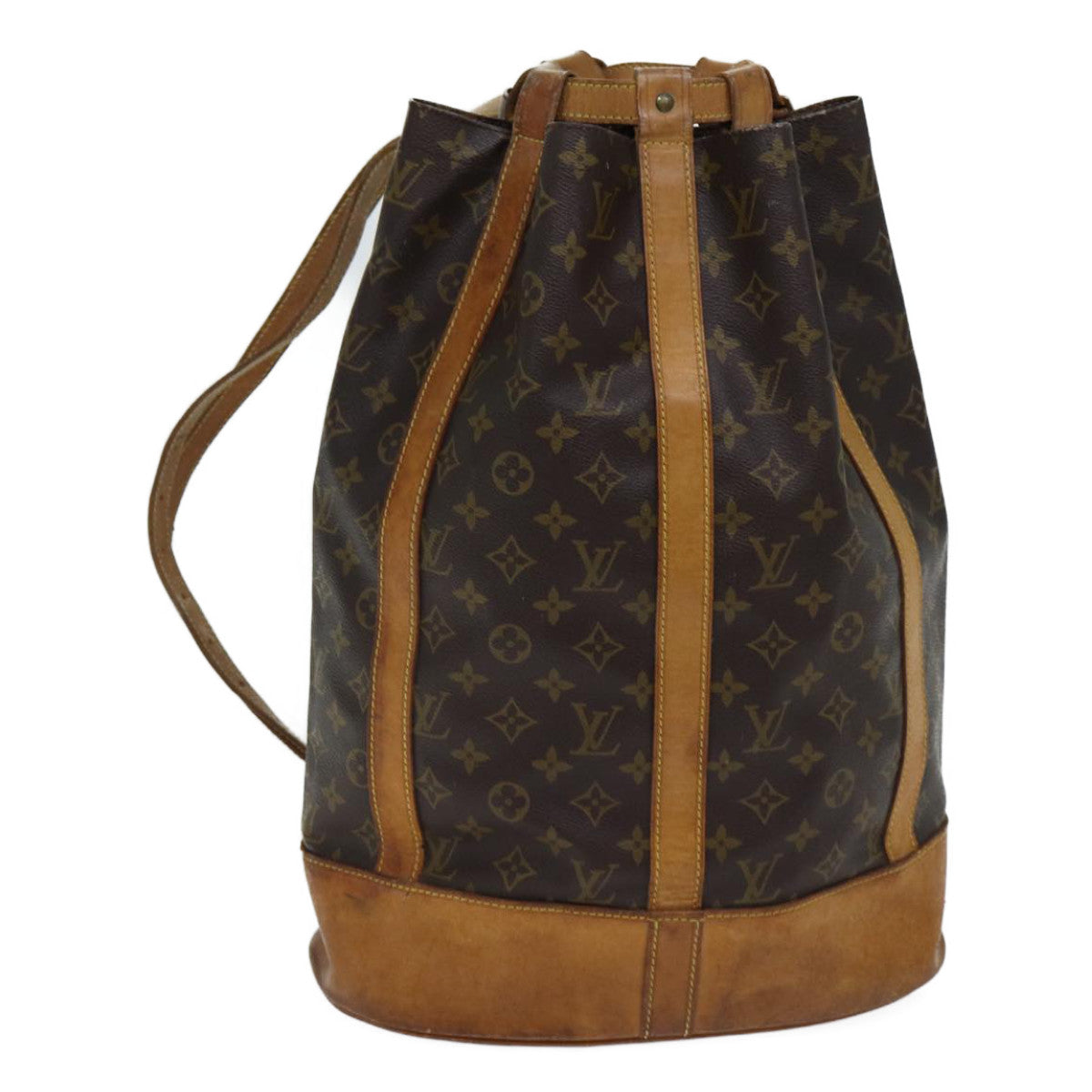 LOUIS VUITTON Monogram Randonnee GM Shoulder Bag M42244 LV 71292