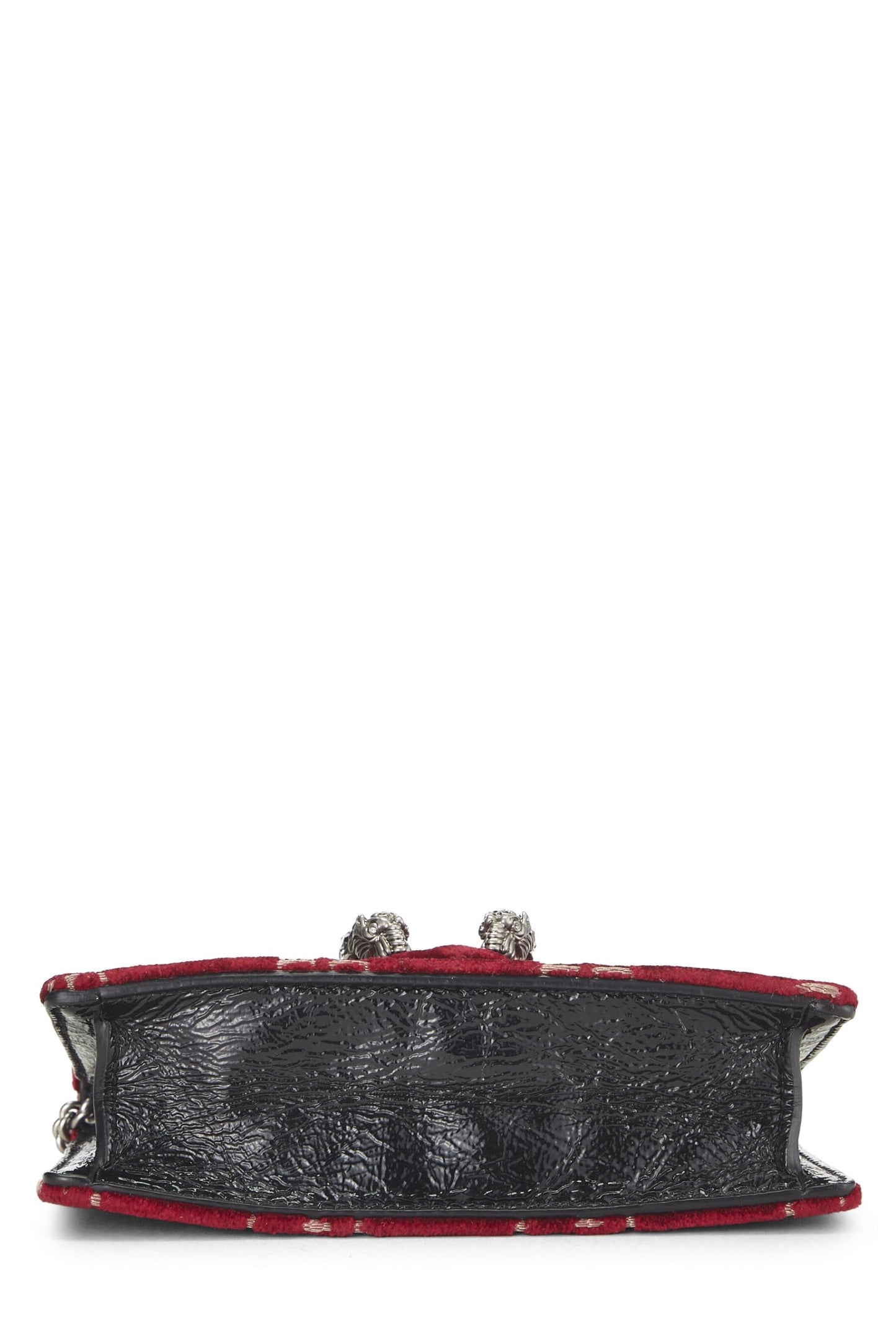 Gucci,  Burgundy GG Velvet Dionysus Shoulder Bag Mini, Red