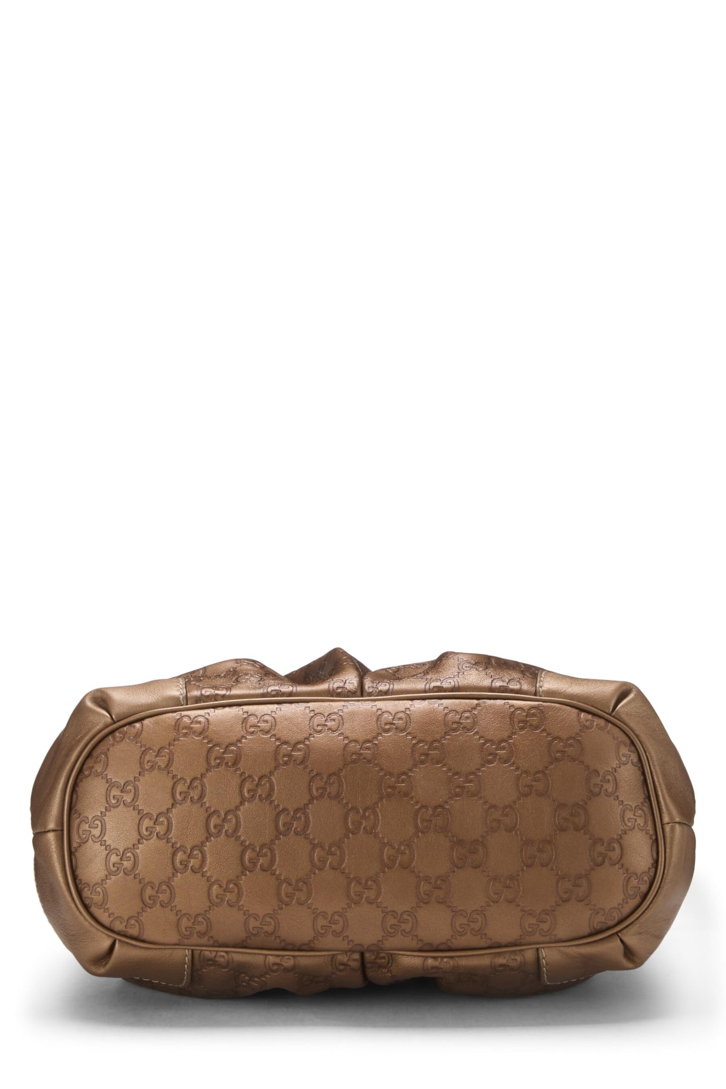 Gucci,  Bronze Guccissima Sukey Handbag Large, Brown