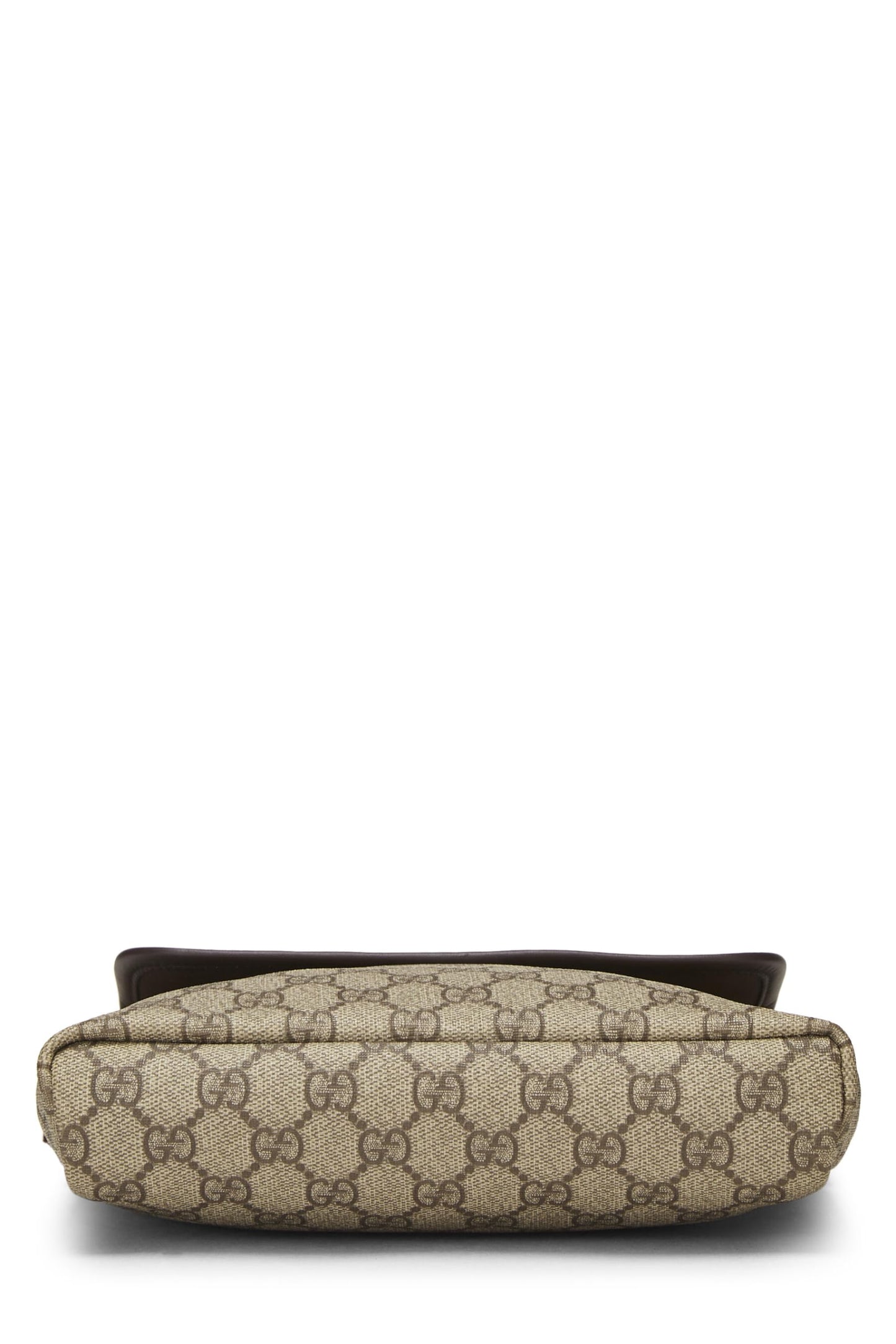 Gucci,  Original GG Supreme Canvas Flap Messenger Small, Brown
