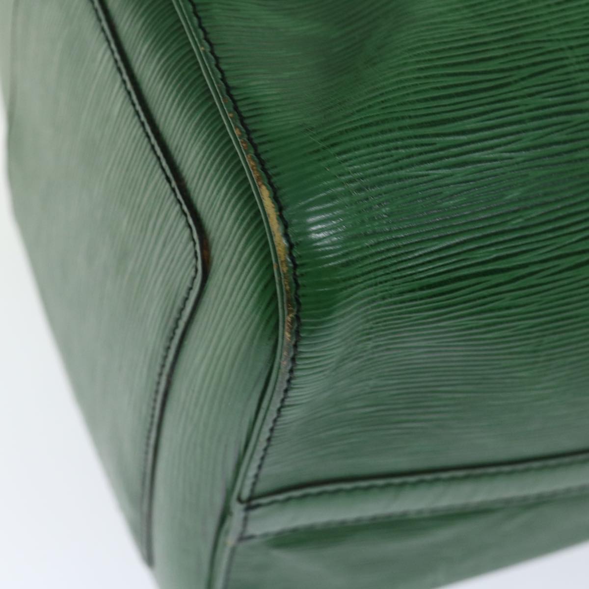 LOUIS VUITTON Epi Keepall 45 Boston Bag Green M42974 LV 71344