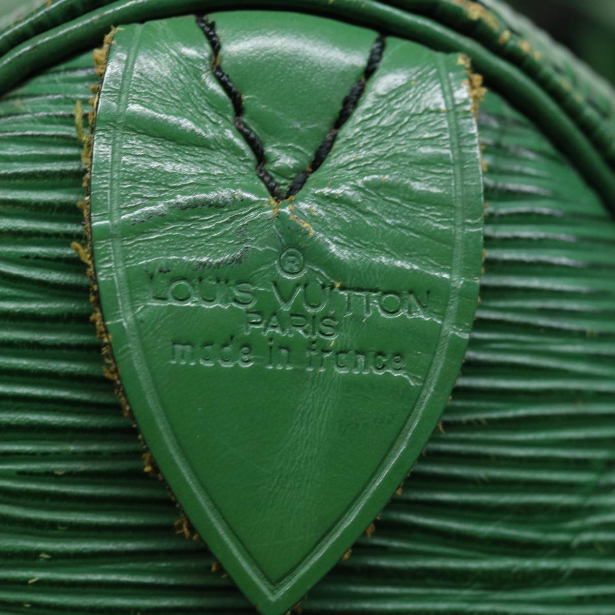 LOUIS VUITTON Epi Keepall 45 Boston Bag Green M42974 LV 71344