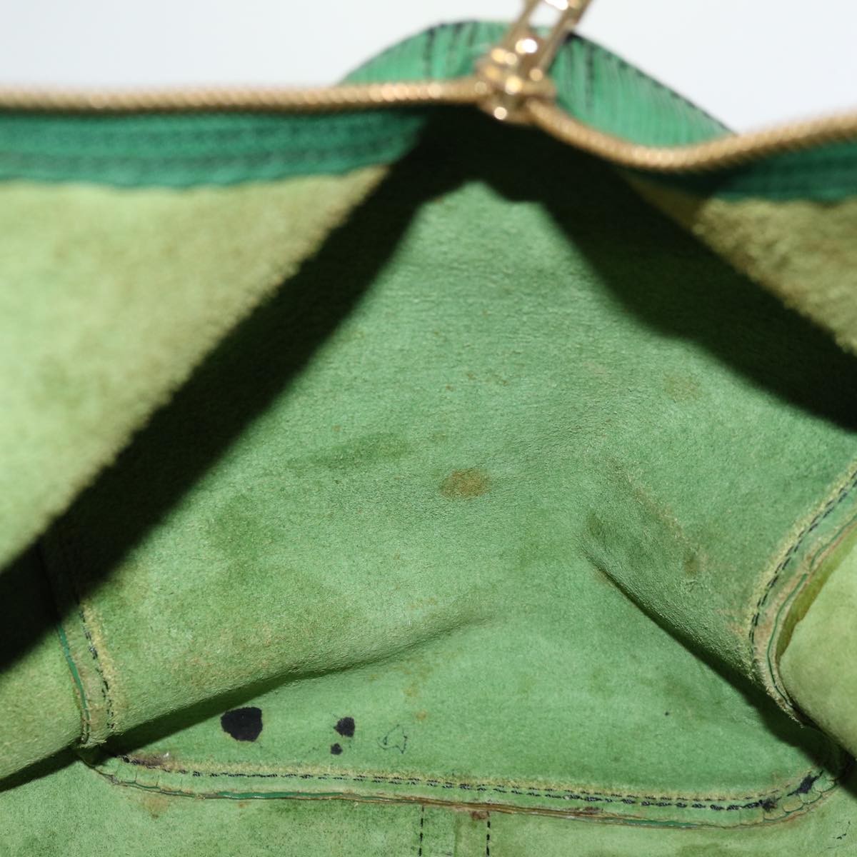 LOUIS VUITTON Epi Keepall 45 Boston Bag Green M42974 LV 71344