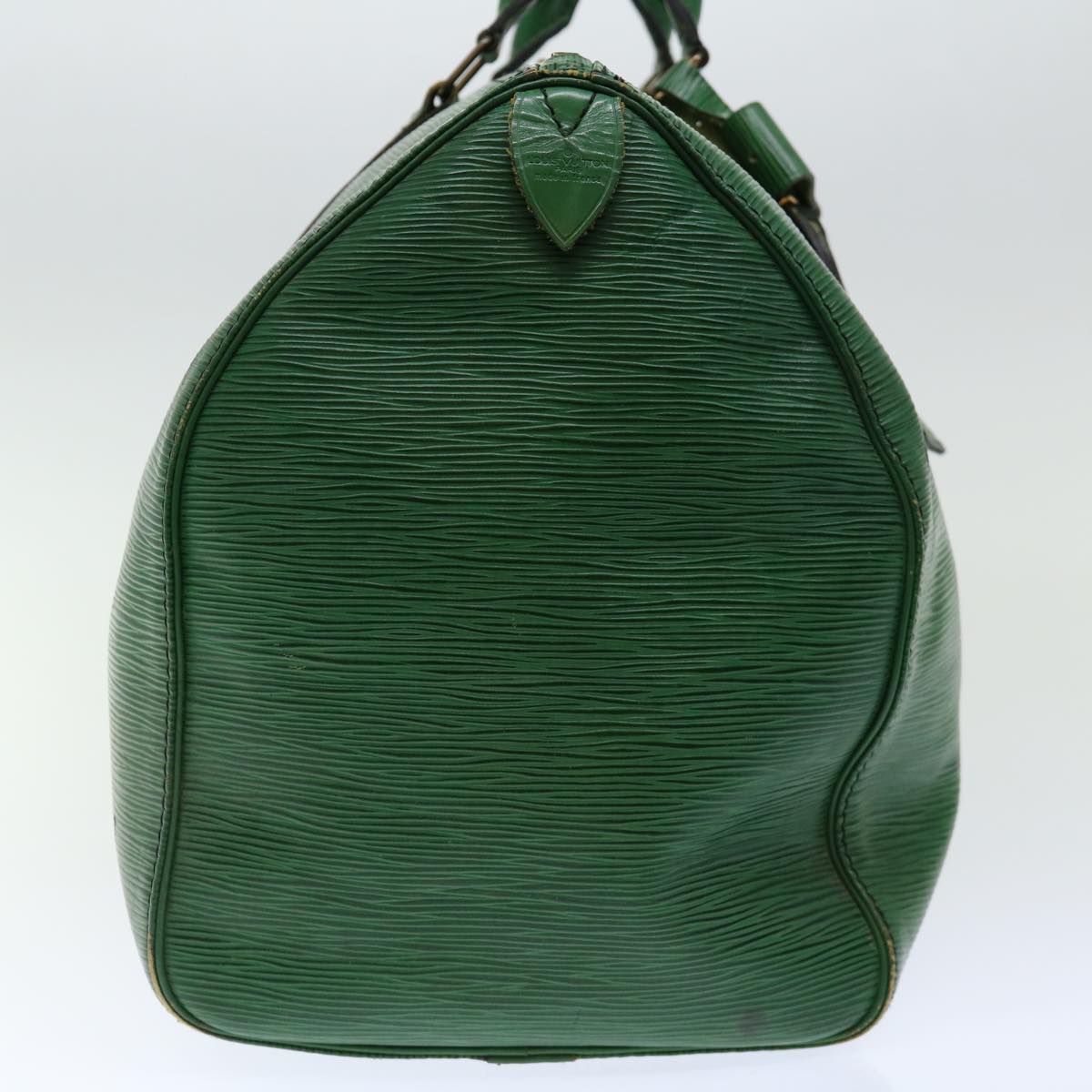 LOUIS VUITTON Epi Keepall 45 Boston Bag Green M42974 LV 71344