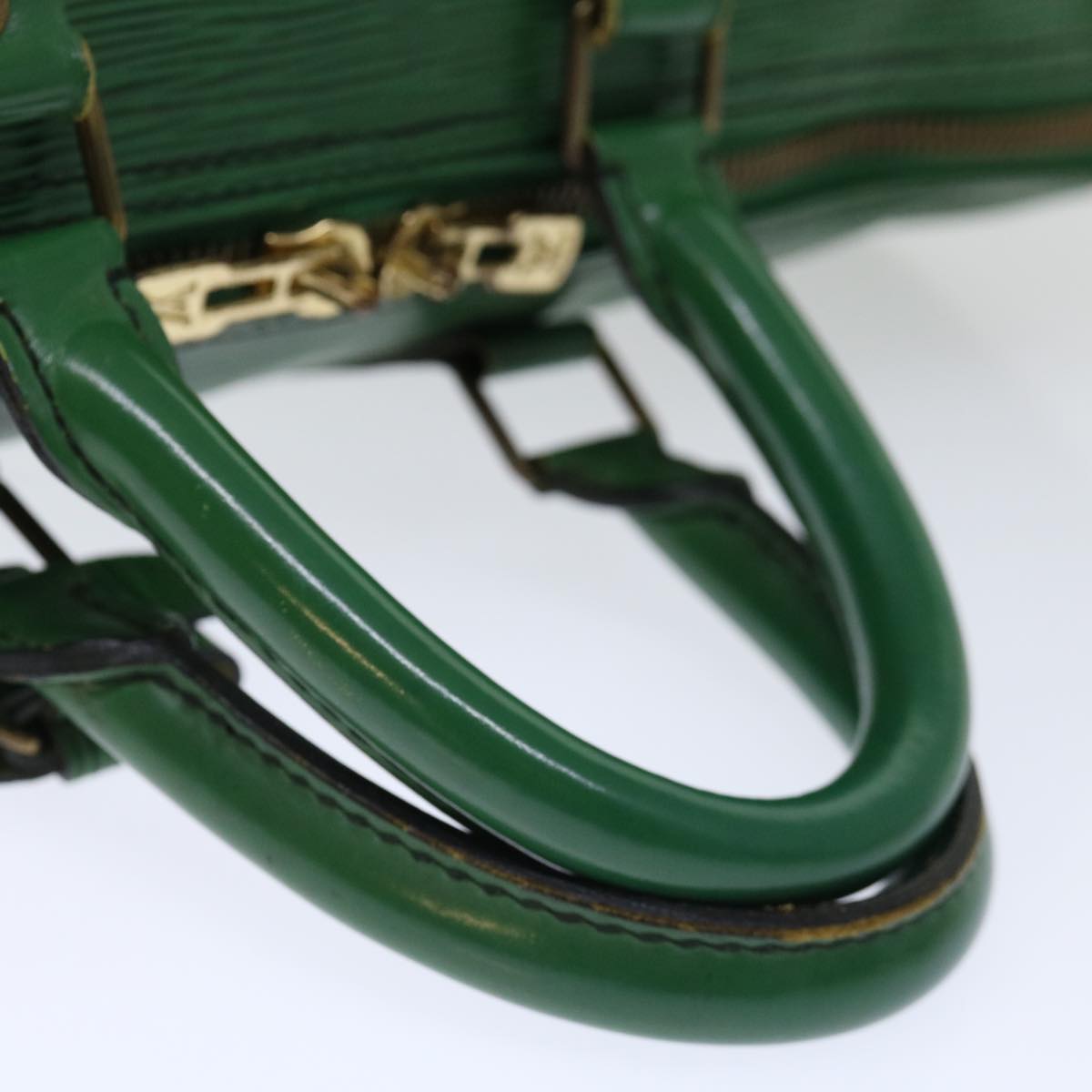 LOUIS VUITTON Epi Keepall 45 Boston Bag Green M42974 LV 71344