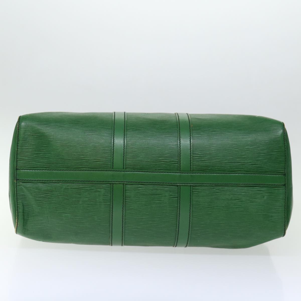 LOUIS VUITTON Epi Keepall 45 Boston Bag Green M42974 LV 71344