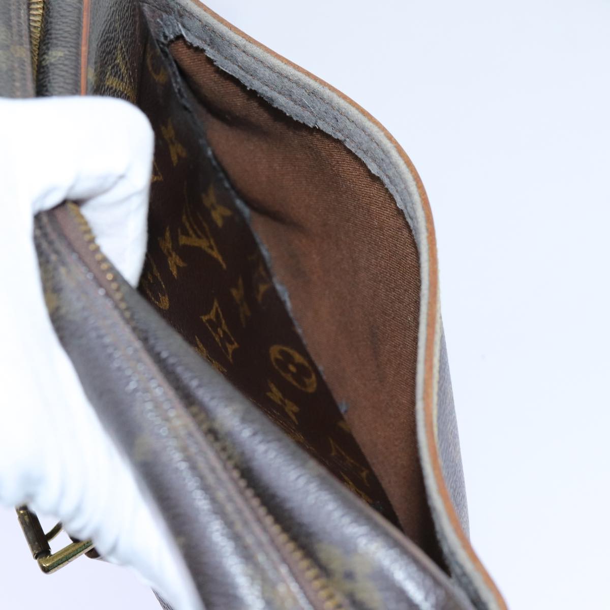 LOUIS VUITTON Monogram Jeune Fille MM Shoulder Bag M51226 LV 71346