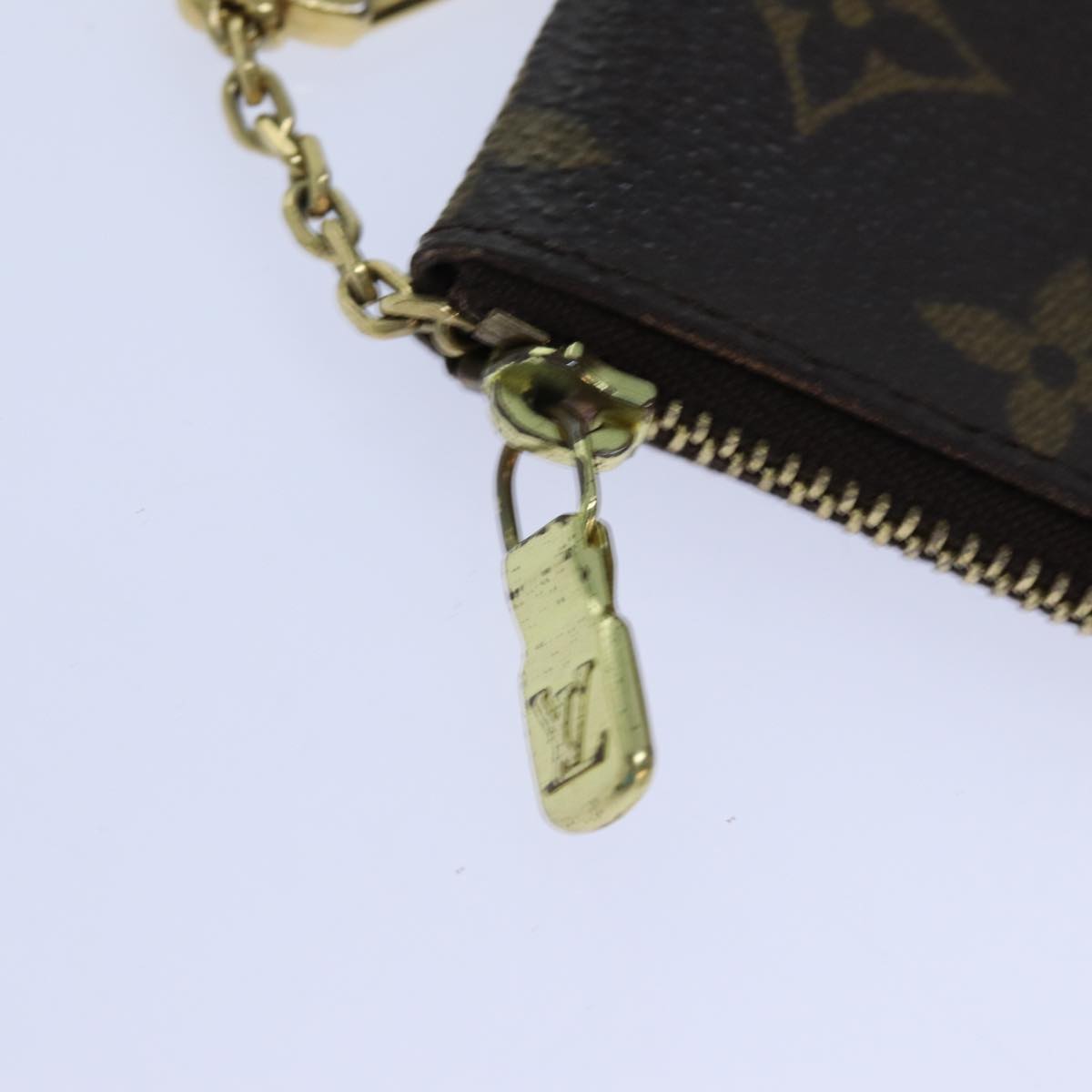 LOUIS VUITTON Monogram Pochette Cles Coin Purse M62650 LV 71357