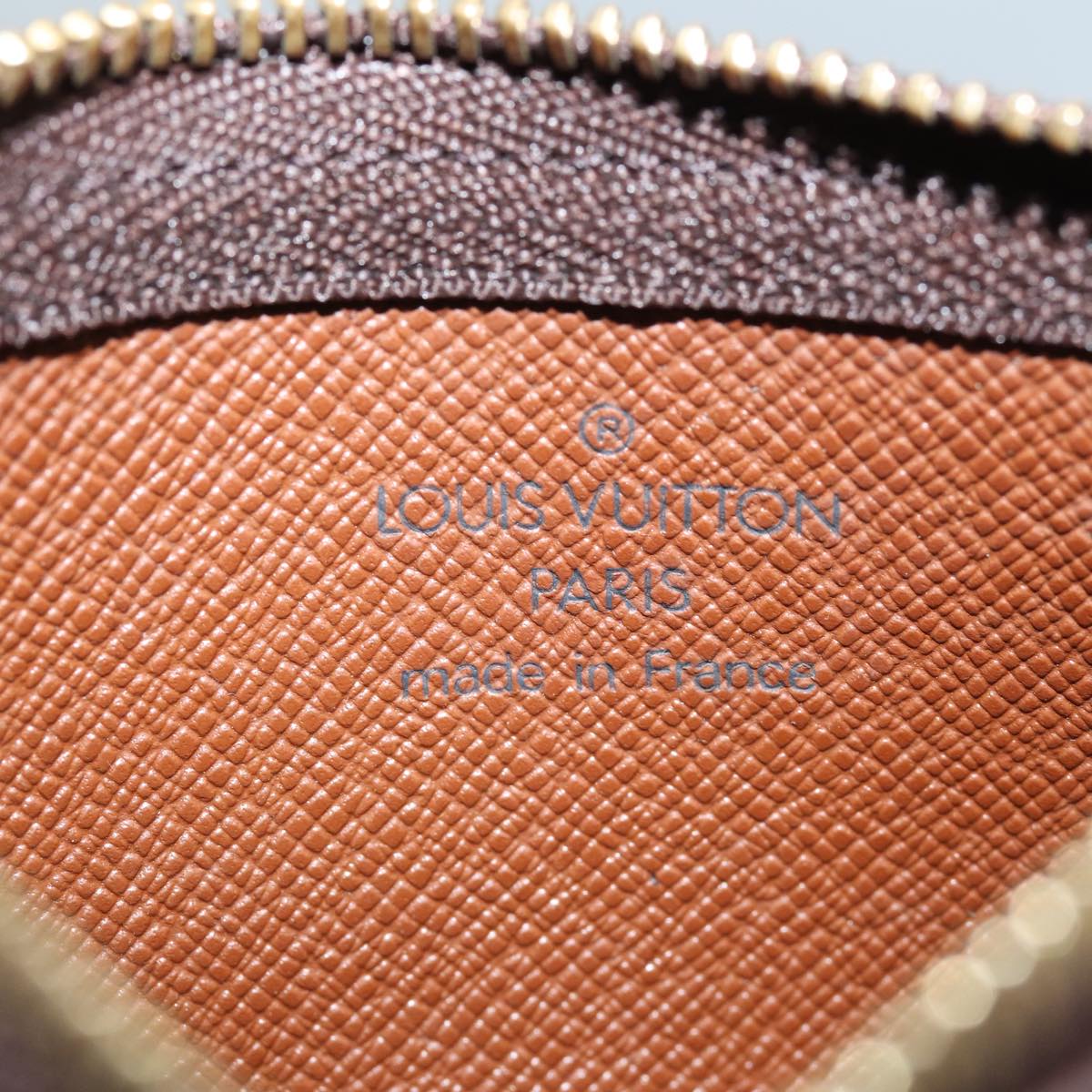 LOUIS VUITTON Monogram Pochette Cles Coin Purse M62650 LV 71357