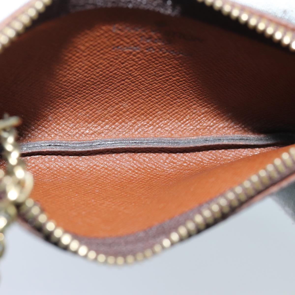 LOUIS VUITTON Monogram Pochette Cles Coin Purse M62650 LV 71357
