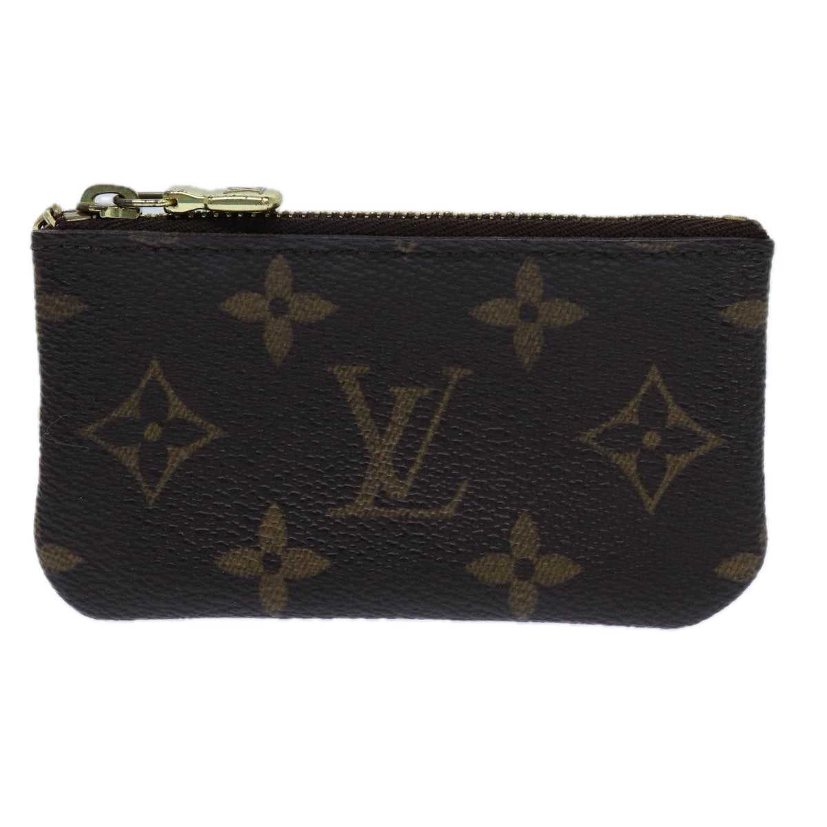 LOUIS VUITTON Monogram Pochette Cles Coin Purse M62650 LV 71357