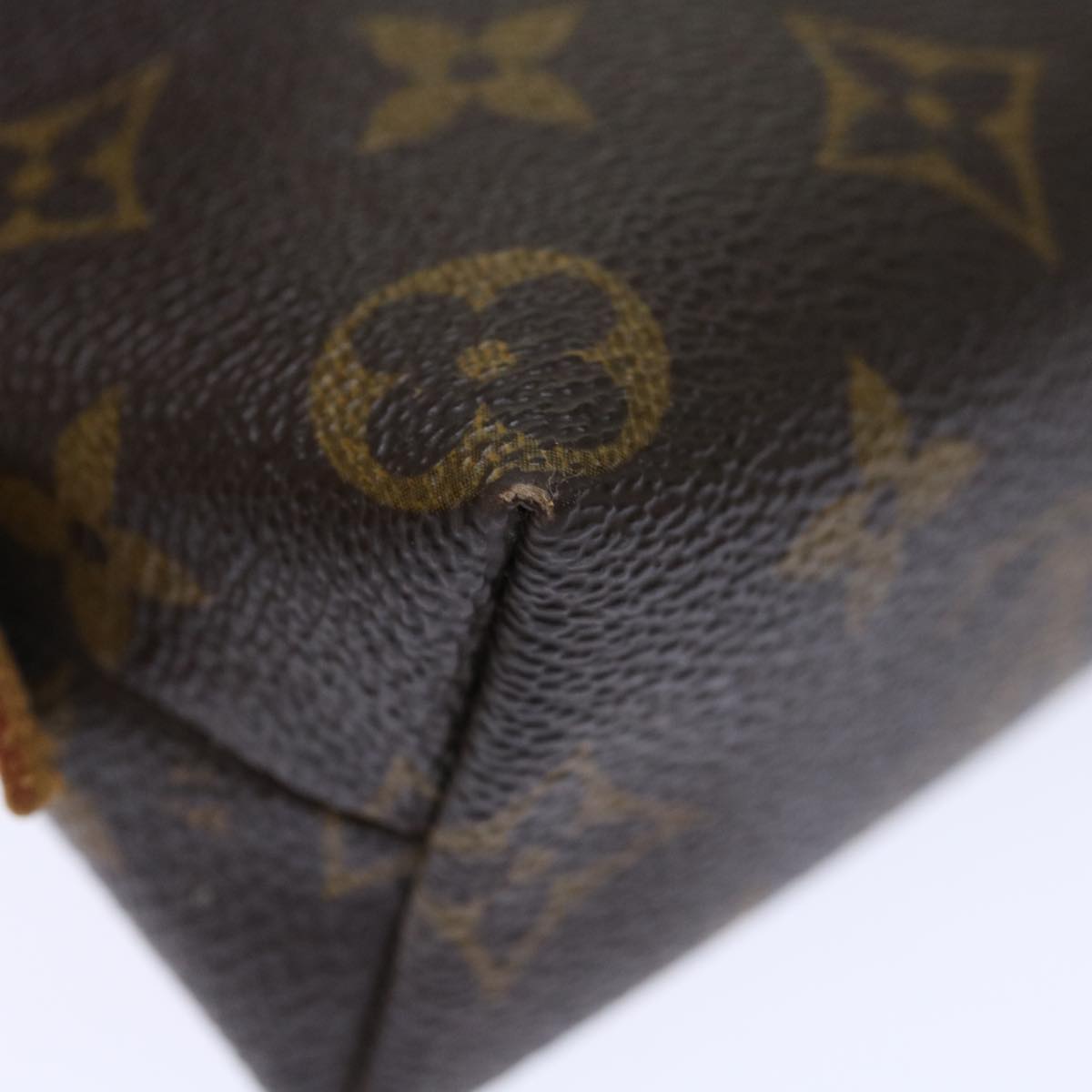 LOUIS VUITTON Monogram Pochette Cosmetic PM Cosmetic Pouch M47515 LV 71359